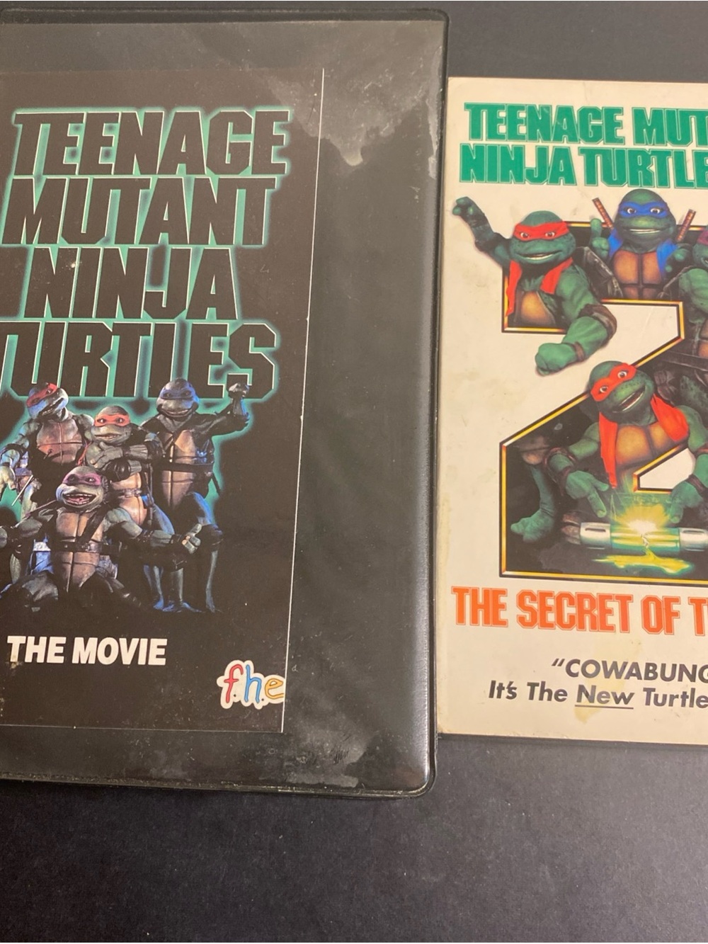 Teenage Mutant Ninja Turtles the Movie I & II - The Secret of the Ooze (VHS) 90s